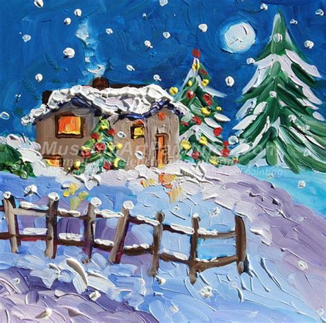 Christmas Oil Paintings 085