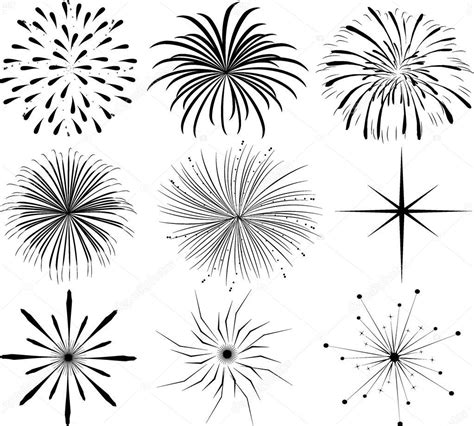 ベクトル花火、空に花火の抽象的なイラスト | How to draw fireworks, Firework tattoo, Fireworks