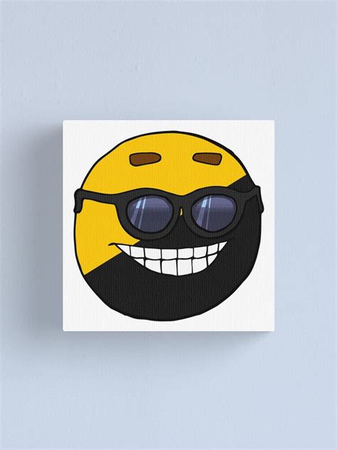 "Ancap flag meme ball Memeballs and sunglasses yellow and black ...