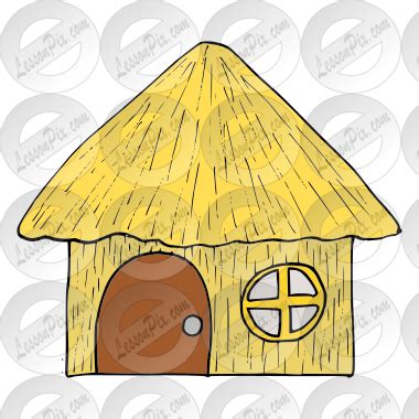 Straw House Clip Art