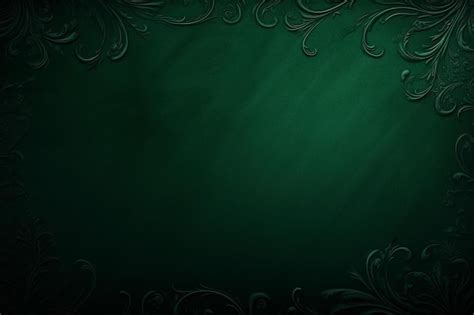 Premium AI Image | a green background with a design in the middle.