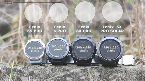 Garmin Fenix 6X Pro Solar comparison and test in the detailed review