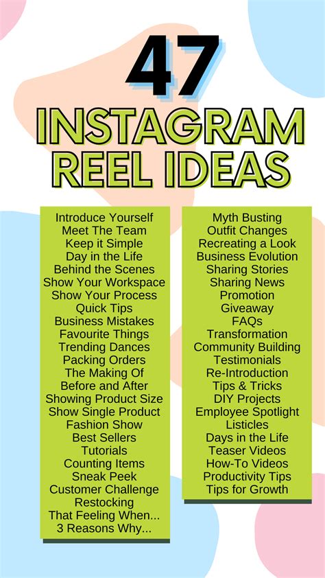 47 Instagram Reel Ideas For Your Business