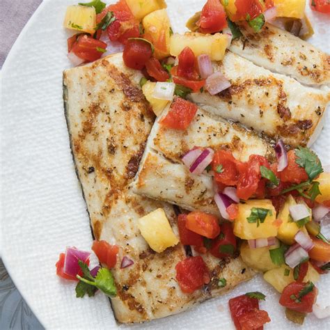 Grilled Mahi Mahi Fillets with Pineapple Salsa | Ready Set Eat