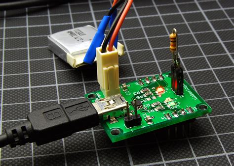 LiPoly charging with MCP73833