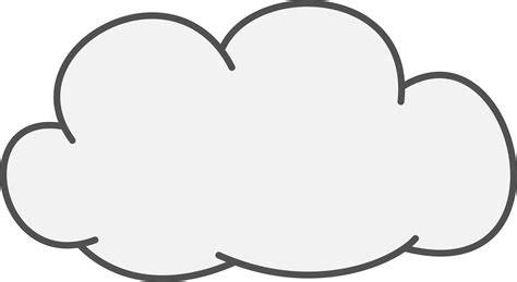 Download Cumulus Cloud Icons Png - Cloud Clipart Black Background - HD ...