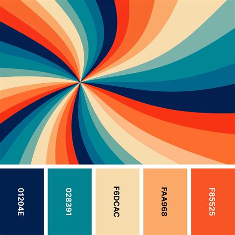 31 Retro Color Palettes for Throwback Designs | Color Meanings