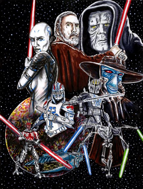 Villains of the Clone Wars by siebo7 on DeviantArt