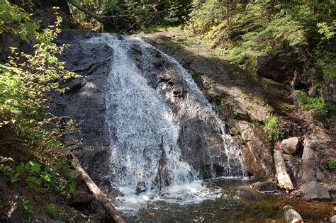 Jacobs Falls - A Roadside Waterfall in Keweenaw County - Travel the Mitten