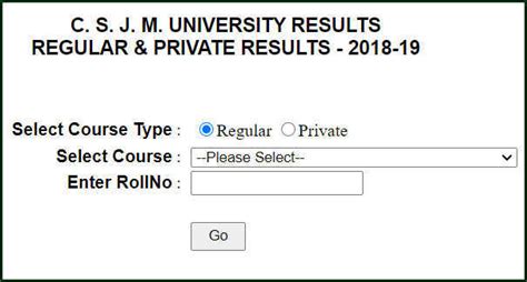 CSJM Kanpur University Result 2020 (Out) BA BSC BCOM MA MSC MCOM