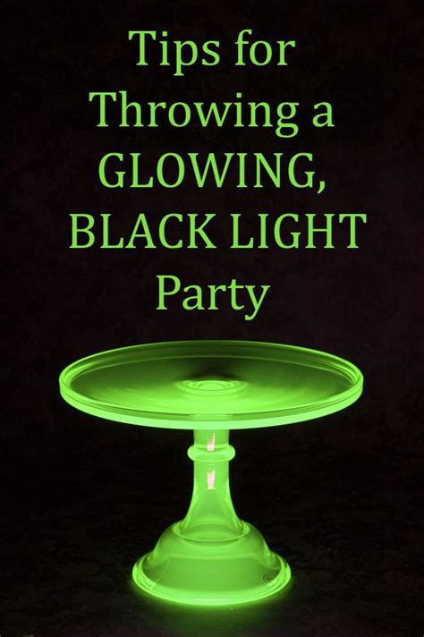 Tips for Throwing a Black Light Party for Halloween