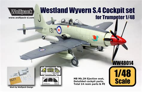 Westland Wyvern S4 Cockpit set (Trumpeter)