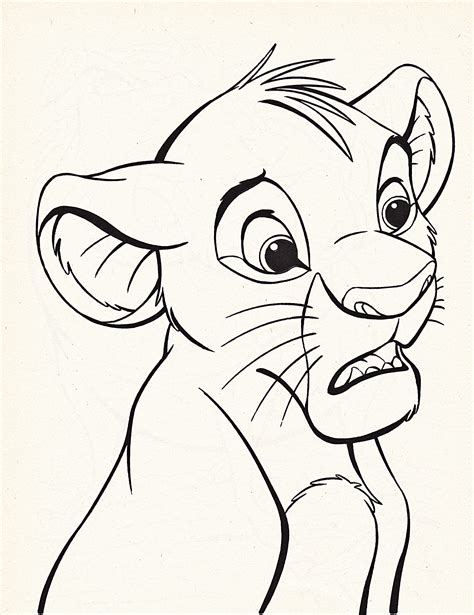 Simba Coloring Pages | 360ColoringPages