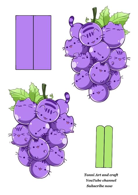 Grapes house (Tonni art and craft) in 2023 | Cute easy doodles, Free ...