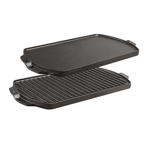 Lodge Seasoned Cast Iron Reversible Grill/Griddle - Walmart.com