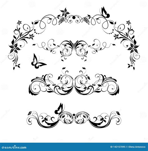 Decorative Headers Set Stock Illustration | CartoonDealer.com #15284416