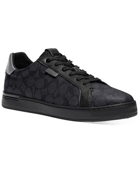 COACH Men's Lowline Signature Low Top Sneaker - Macy's | Calzas ...