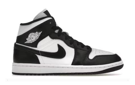 Air Jordan 1 Mid 'Panda' - WellKicks.com