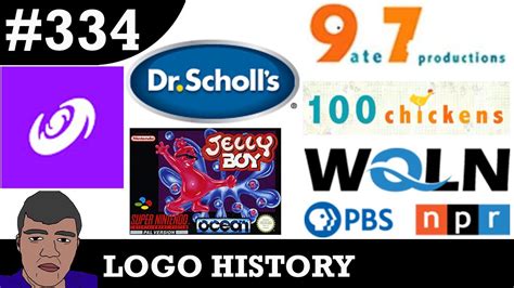 LOGO HISTORY #334 - WQLN, Jelly Boy, Dr Scholl's, retroGALAXY, 100 ...