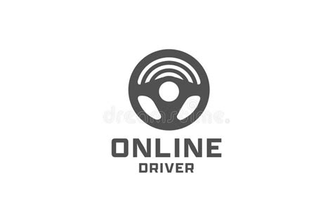 Online Driver Logo Design Template Stock Vector - Illustration of ...