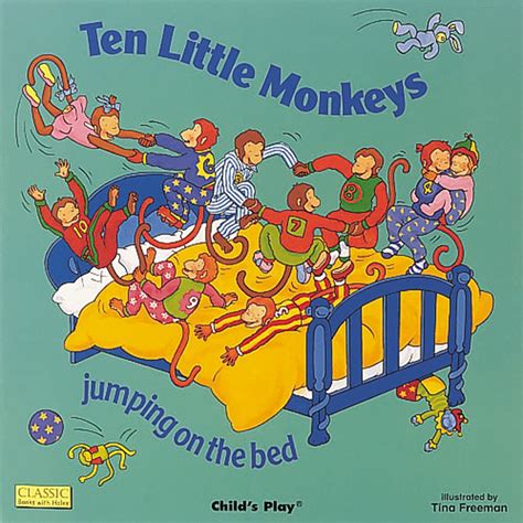 10 Little Monkeys Jumping on the Bed (Board Book) - Walmart.com