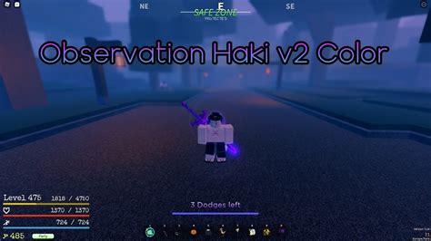 [GPO] Changing Observation Haki v2 Color!!! | ROBLOX - YouTube