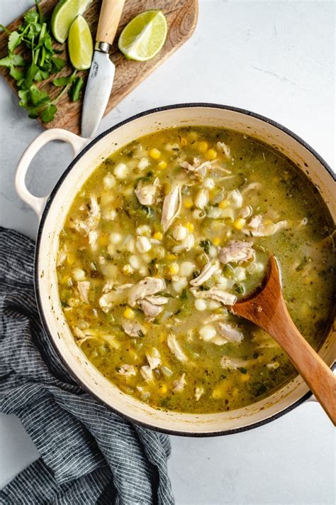 Green Chile Chicken Pozole | Ambitious Kitchen