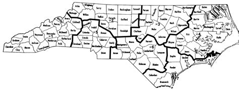 Printable Nc County Map