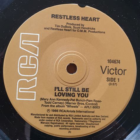 Restless Heart - I'll Still Be Loving You (Vinyl) | Discogs