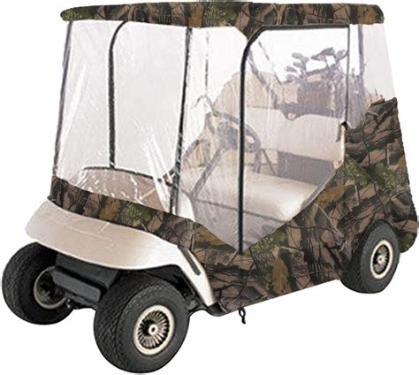 Golf Cart Storage Cover (4 seats with long roof) Beige - The RV Covers