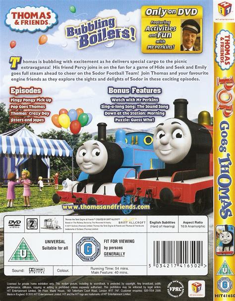 Image - PopGoesThomas(DVD)UKbackcoverandspine.jpg - Thomas the Tank ...