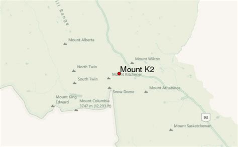 K2 Mountain Map