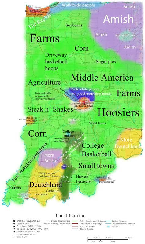 Amish Country Indiana Map - Printable Map