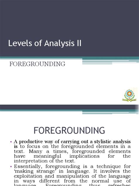 A90e6e Foregrounding | PDF | Morphology (Linguistics) | Word