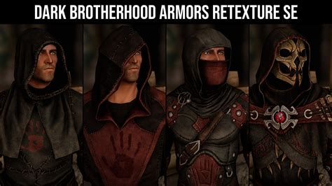 Dark Brotherhood Armors Retexture LE at Skyrim Nexus - Mods and Community