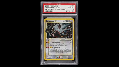 Gold Star Rayquaza Pokémon card sells for over $38,000