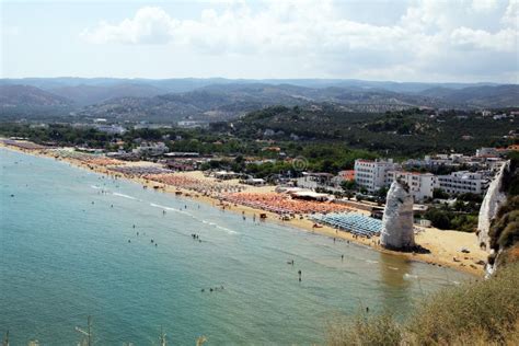 Vieste beach stock photo. Image of summer, nature, wild - 79289930