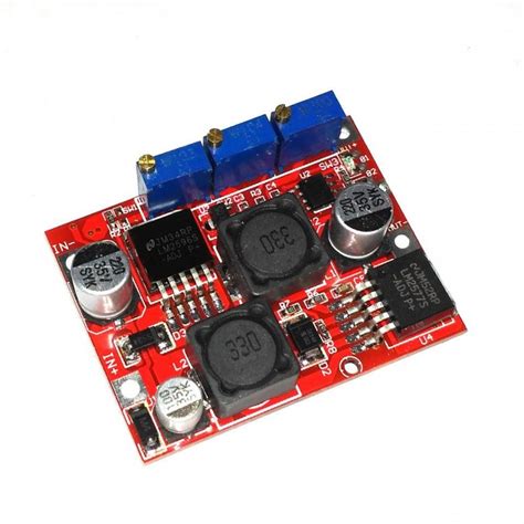 DC-DC converter module Step Up / Step Down 4-35V - adjustable 1.25-25V ...