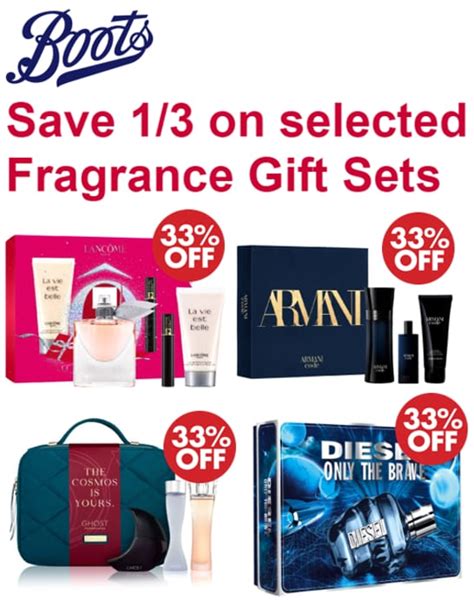 BOOTS OFFERS - Save 1/3 on Fragrance Gift Sets at Boots