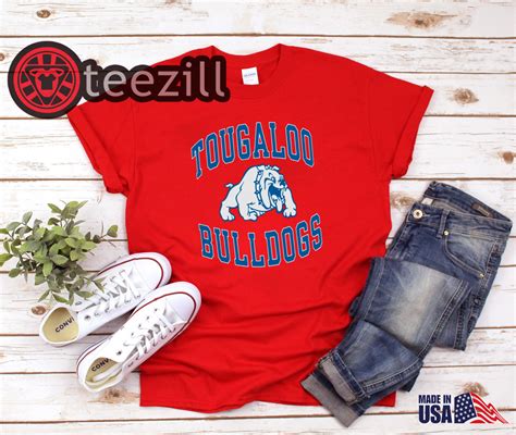 MEN'S TOUGALOO COLLEGE BULLDOGS SHIRT - teezill