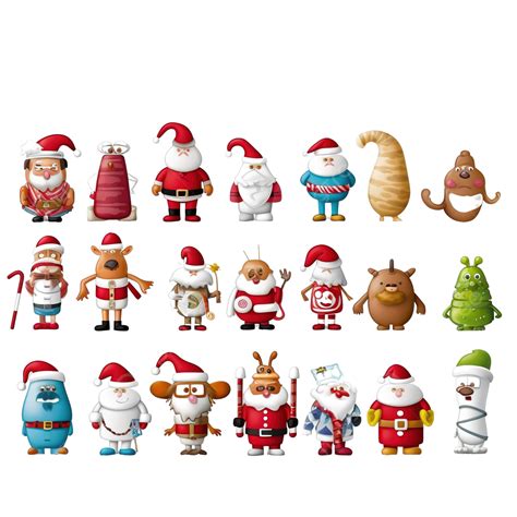 Odd One Out Game With Cartoon Christmas Holiday Characters And Objects ...