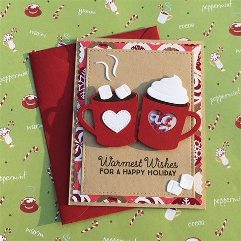 Holiday Hot Cocoa | Christmas cards handmade, Diy christmas cards ...