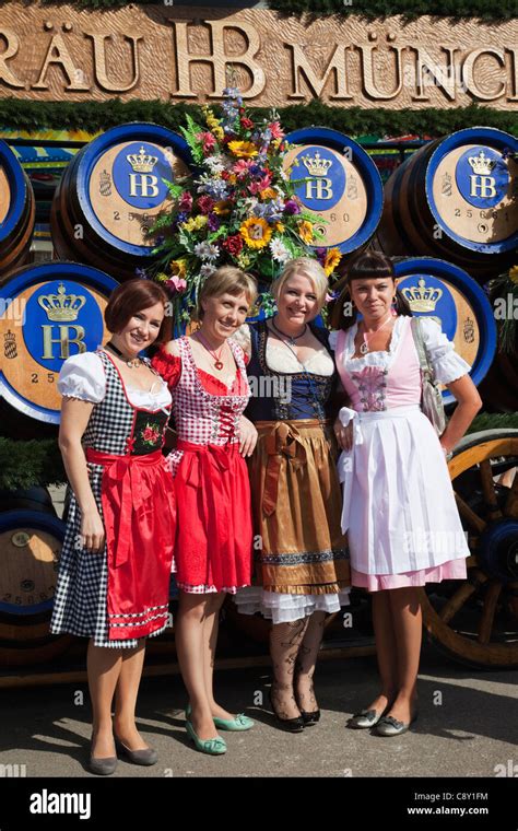 Munich Germany Oktoberfest Girls