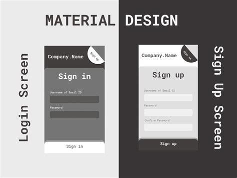 Material Design UI on Behance