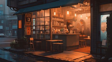 japanese night cafe vibes lofi | Desktop wallpaper art, Chill wallpaper ...