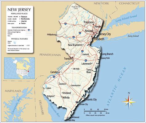 Printable Nj Map