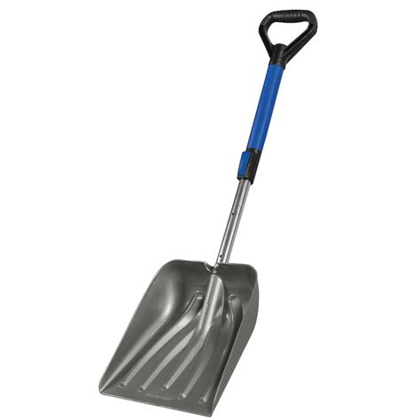 Suncast 11-in Plastic Snow Shovel with 38.25-in Aluminum Handle in the ...