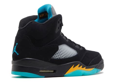 Air Jordan 5 Retro 'Aqua' - Air Jordan - DD0587 047 - black/aquatone ...