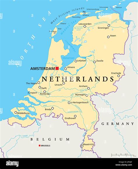 holland, netherlands, amsterdam, rotterdam, map, atlas, map of the ...