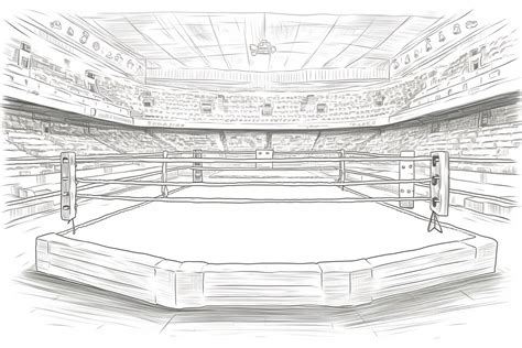 How to Draw a Boxing Ring - Yonderoo